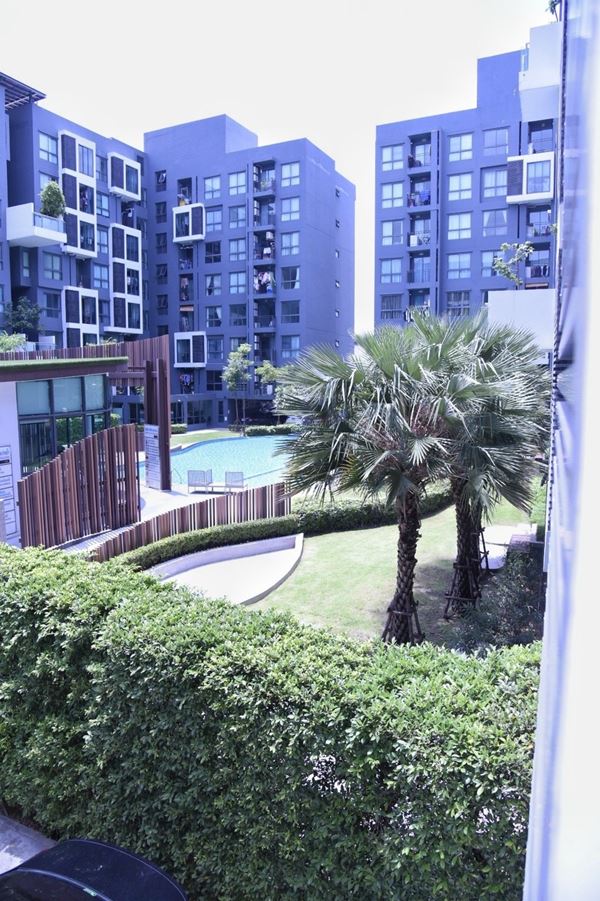 ขายคอนโด ลิฟวิ่งเนสท์ รามคำแหง ห้องมุม 31 ตรม 1นอน1น้ำ วิวสระ (Living Nest Ramkhamhaeng)