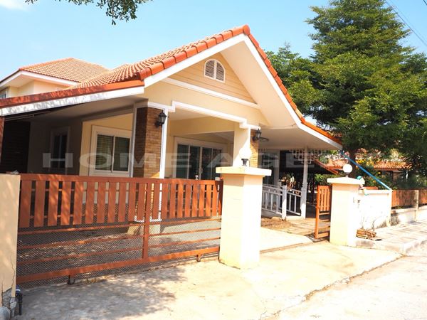 ขายบ้านเดี่ยว 1 ชั้น เนื้อที่ 75.5 ตร.ว ม.ลลิษา เนเชอรัลโฮม เมืองลพบุรี 3 ห้องนอน