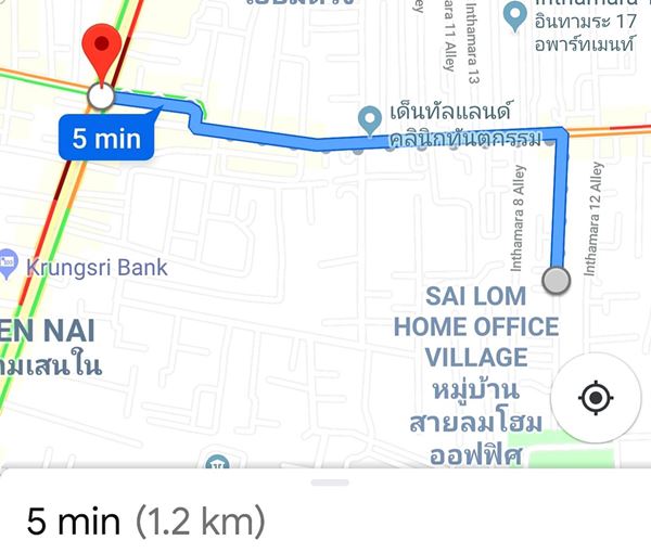 ให้เช่าถูก ที่ดินเปล่า 59 ตารางวา ซอยอินทามระ 10 เพียง 18,000 บาท/เดือน ใกล้สี่แยกสะพานควายเพียง 1.2 ก.ม.