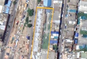 ขายที่ดินติดแยกลำสาลี ติดสถานีรถไฟฟ้า BTS 2สาย (สายสีส้ม ,สายสีเหลือง) ขนาด 1 ไร่ 1 งาน 76 ตรว.
