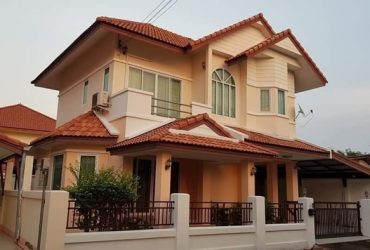 ขายบ้านเดี่ยว 2 ชั้นโครงการเจริญทรัพย์ 8 ขนาด 69 ตร.วา อ. เมือง จ. อุบลราชธานี ใกล้ Big C อุบล จอดรถได้ 5 คัน