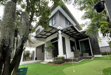 ให้เช่าบ้านเดี่ยว 2 ชั้น หมู่บ้าน มัณฑนา บางนา กม.7 บ้านหันหน้าทิศ ใต้