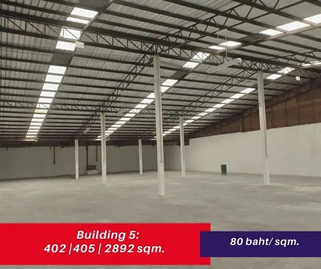 ให้เช่าโกดัง ถ.บางนา-ตราด บางวัว โลตัส บางปะกง สุวรรณภูมิ 75-105 B-SQM-M  200-2,100ตรม.