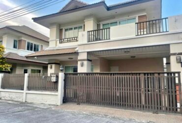 LV51719 ให้เช่า บ้านเดี่ยว 2 ชั้น หมู่บ้าน Nunnarin Village ใกล้ตลาดวัดนาวง ใกล้ตลาดสี่มุมเมือง