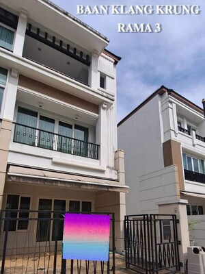 WW215 ขาย ทาวน์โฮม 3 ชั้น บ้านกลางกรุง พระราม 3 BAAN KLANG KRUNG RAMA 3