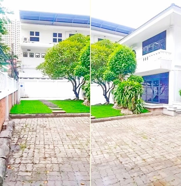 .ให้เช่าบ้าน ออฟฟิต 140ตรว. นานาชาติ โชรส์เบอรี่ เซนทรัล MRT พระราม9 100 ม7แอร์ 5น้ำ 12-15คัน