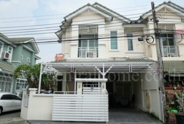 ทาวน์เฮ้าส์ สิรภัทร 2 ไทรม้า หลังริม บ้านสวยพร้อมอยู่