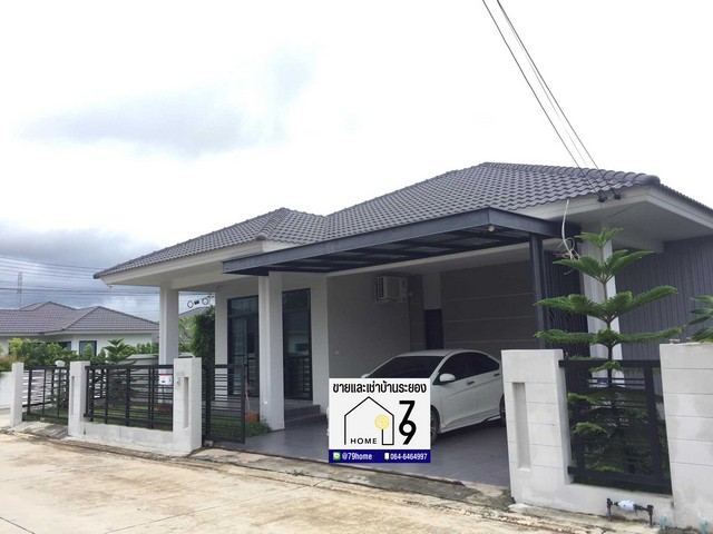 บ้านเดี่ยวให้เช่า ใกล้แยกมาบข่า ติดถนนสาย 36 ระยอง พร้อมเข้าอยู่
