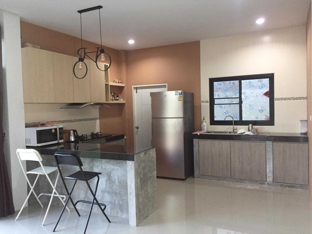 บ้านเดี่ยวให้เช่า ใกล้แยกมาบข่า ติดถนนสาย 36 ระยอง พร้อมเข้าอยู่
