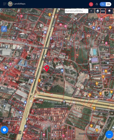 LVPP51738 ขายที่ดินติดถนนสุขุมวิท จากเมืองจำลองมุ่งหน้าพัทยากลาง 1 กม