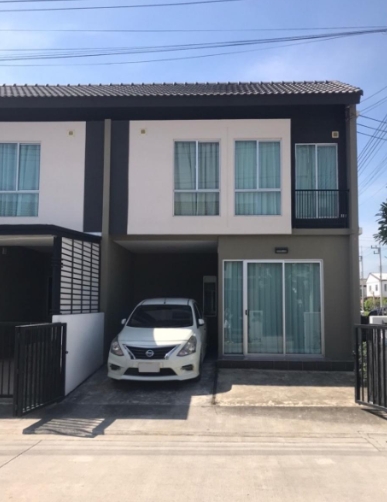 ขายทาวน์โฮม บ้านพฤกษา ราชพฤกษ์ 345 หลังมุม มี 3 ห้องนอน 2 ห้องน้ำ