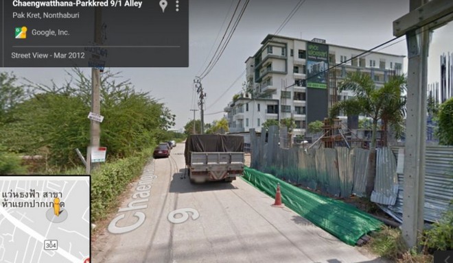 ให้เช่าที่ดิน 2.5ไร่ ห้าแยกปากเกร็ด แจ้งวัฒนะ เทพื้นคอนกรีต