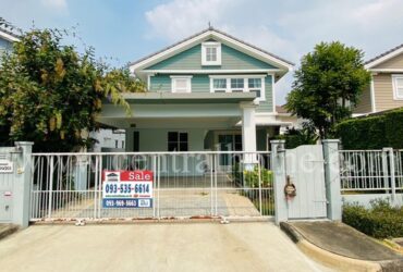 บ้านเดี่ยว ชัยพฤกษ์ – จตุโชติ วัชรพล สไตล์อังกฤษ สภาพดีพร้อมอยู่ แถมเฟอร์