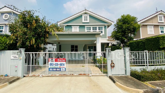 บ้านเดี่ยว ชัยพฤกษ์ – จตุโชติ วัชรพล สไตล์อังกฤษ สภาพดีพร้อมอยู่ แถมเฟอร์