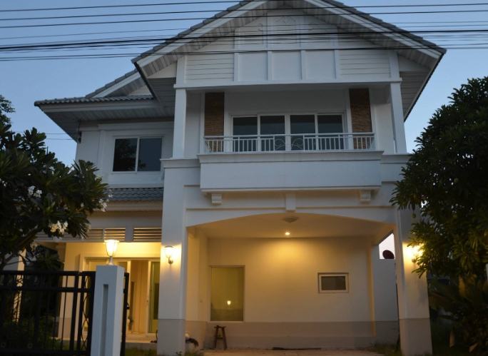 ให้เช่าบ้านเดี่ยว2 ชั้น เพอร์เฟคเพลส สุขุมวิท71 สุวรรณภูมิ เนื้อที่ 60 ตรว มี 3 ห้องนอน 3 ห้องน้ำ