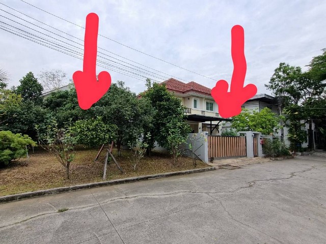 ขายด่วน บ้านเดี่ยวพร้อมที่ดิน หมู่บ้านอริสราเพลส ใกล้ถนนกาญจนาภิเษก สามารถเชื่อมต่อถนน 345