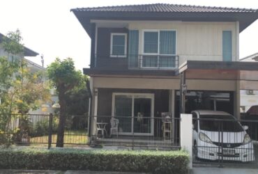 ขายบ้านเดี่ยว 2 ชั้น พฤกลดา วงแหวน หทัยราษ เนื้อที่ 52 ตรว มี 3 ห้องนอน 2 ห้องน้ำ