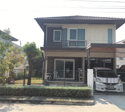 ขายบ้านเดี่ยว 2 ชั้น พฤกลดา วงแหวน หทัยราษ เนื้อที่ 52 ตรว มี 3 ห้องนอน 2 ห้องน้ำ