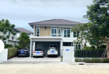 ให้เช่าบ้านเดี่ยว2ชั้น มัณฑนา บางนา-วงแหวน (ซอยราม 2) เนื้อที่ 77 ตรว มี 4ห้องนอน 5ห้องน้ำ