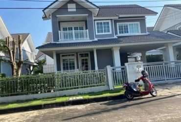 WW234 ขาย บ้านเดี่ยว2ชั้น หมู่บ้านบุราสิริ ปัญญารามอินทรา ถนนเลียบคลองสอง