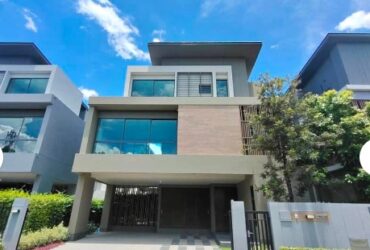 ขายบ้านเดี่ยว3ชั้น ราชพฤกษ์ พระราม 5 เนื้อที่ 76 ตรว แกรนด์ บางกอก บูเลอวาร์ด มี 4ห้องนอน 5ห้องน้ำ