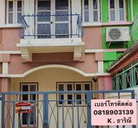 ขายทาวน์เฮาส์ 2 ชั้น ขายต่ำกว่าราคาประเมิณ  หมู่บ้าน คลัสเตอร์ พาร์ค บางใหญ่ซิตี้