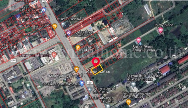 ที่ดินเมืองเชียงใหม่ ติดถนนใหญ่ ใกล้ รพ.สันทราย เชียงใหม่