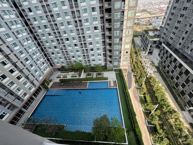 Aspire Erawan Condo  คอนโดแอสปาย เอราวัณ สำโรง ชั้น12A วิวสระ ติด BTS สถานีเอราวัณ