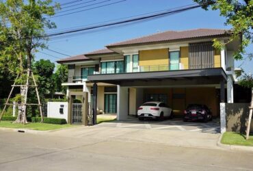 ขายบ้าน บุราศิริ ราชพฤกษ์-345 ที่ดิน 113 ตรว. 297 ตรม. ขนาด 3 นอน 6 ห้องน้ำ พร้อมตกแต่งหรูอย่างดีทั้งหลัง ติดวงแหวนเดินทางได้หลายเส้นทาง