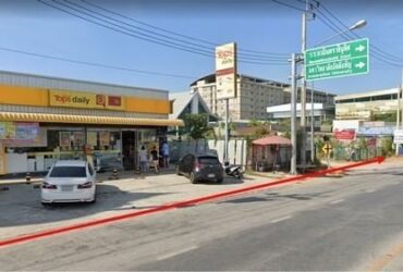 ขายที่ดิน 4 ไร่ ใกล้ เอแบค บางนา-ตราด กม. 26  บางเสาธง สมุทรปราการ  ที่แปลงสวย ด้านหน้าติดถนน