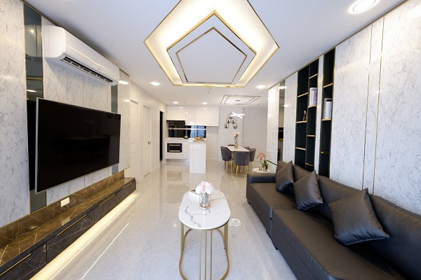 ขายห้องหรูคอนโด Belle Grand Rama 9 พื้นที่ใช้สอย 173 ตร.ม 4ห้องนอน 4ห้องน้ำ
