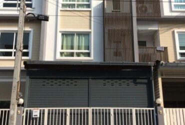 EPL-HR1872 ให้เช่าทาวน์โฮม 3 ชั้น The Rich Biz Home สุขุทวิท105 ลาซาล 3 ห้องนอน 3 ห้องน้ำ