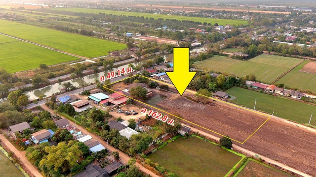 ายที่ดินพร้อมบ้านติดถนนลาดยางเรียบ คลอง 12 หนองเสือ 5 ไร่ ติดถนน 3 ด้าน เหมาะค้าขาย เหมาะทำโกดัง ร้านค้าคาเฟ่