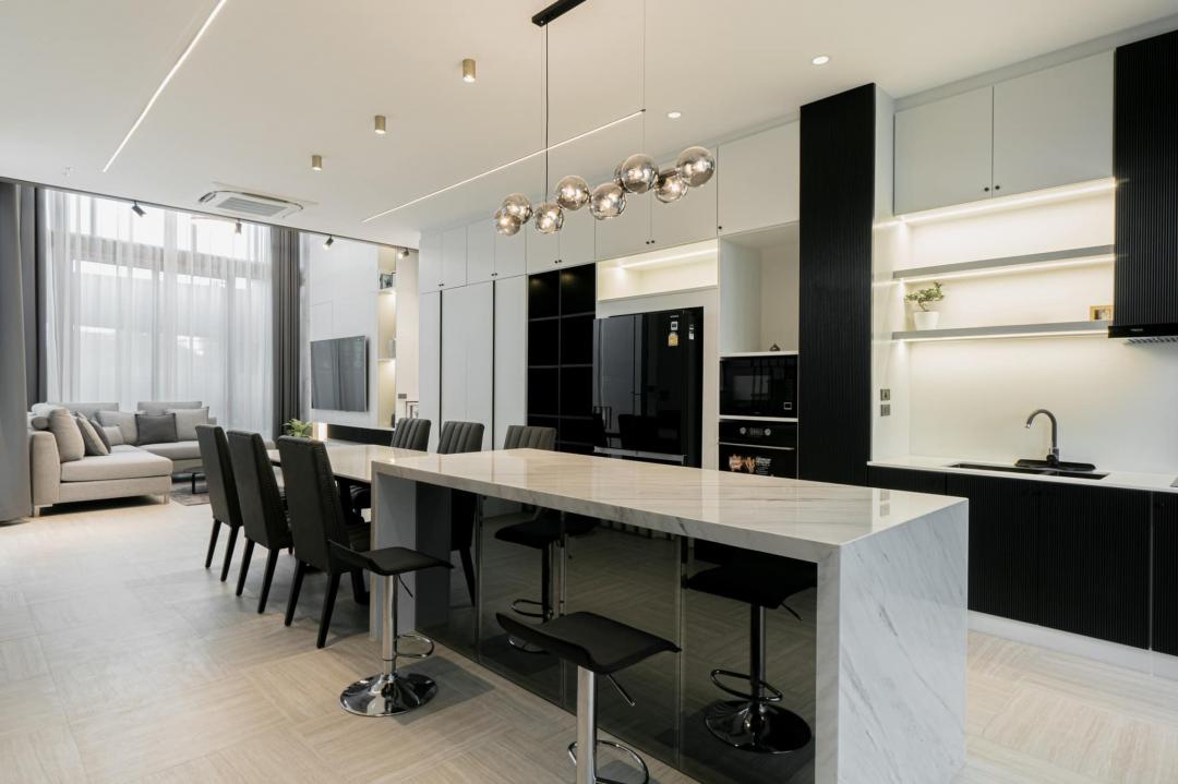 BS566 ขายโฮมออฟฟิศ 4ชั้น สุดหรู ตกแต่งครบพร้อมอยู่ LUXE 35 (Luxury Townhome)