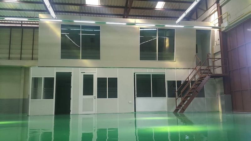 BST380 ให้เช่าโกดัง warehouse + office 2ชั้น พื้นที่ 790ตารางเมตร ซอยเทพารักษ์4