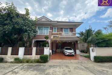 ขายบ้านบางแสน ขายบ้านเดี่ยว ถูกที่สุดในโครงการแกรนด์มณีรินทร์ สามมุข-บางแสน  หลังริม Type C ฟรีโอน
