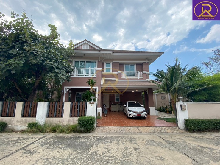 ขายบ้านบางแสน ขายบ้านเดี่ยว ถูกที่สุดในโครงการแกรนด์มณีรินทร์ สามมุข-บางแสน  หลังริม Type C ฟรีโอน