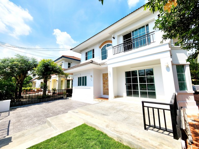 ขายบ้านเดี่ยว รังสิต-ลำลูกกา คลอง4 ขนาด 72.4 ตรว วิวสวน บ้านมุม พร้อมรีโนเวทตกแต่งบ้าน แล้ว