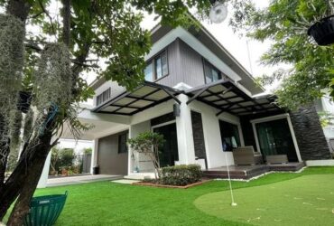 ให้เช่าบ้านเดี่ยว  โครงการมัณฑนา บางนา กม.7  4ห้องนอน 3ห้องน้ำใกล้เมกาบางนา