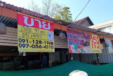 ขายที่ดินสวย 97 ตรว. ตรงข้ามปั๊ม Ptt ติดถนนเจริญเมือง  จ.สกลนคร   ZE374