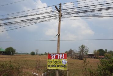 ขายที่ดินสวย  7-2-89  ไร่   ติดถนนโกสุมพิสัย จ.มหาสารคาม  ZE381