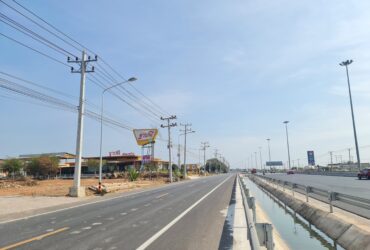 ขายที่ดินพร้อมสิ่งปลูกสร้างจังหวัดสมุทรสงคราม ทำเลดี ติดถนนพระราม2