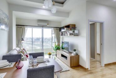 ขายคอนโดหรู ห้องสูท 2 ห้องนอน 2 ห้องน้ำ 63 ตร.ม.ใกล้สนามบินดอนเมือง แต่งครบพร้อมหิ้วกระเป่าเข้าอยู่
