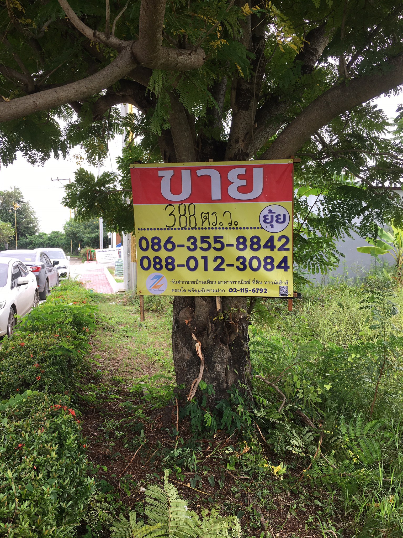 ขายที่ดิน หมู่บ้านกรีนแลค 388 ตารางวา หันหน้าทางทิศเหนือ บางนาตราค กม.13      ZT130