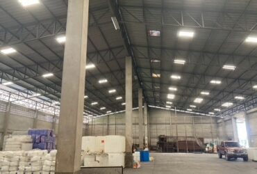 ให้เช่าโกดัง โรงงาน 1,200-2,400 ตรม. มีออฟฟิศ ห้าแยกปากเกร็ด-แจ้งวัฒนะ ใกล้สถานีรถไฟฟ้าสายสีชมพู