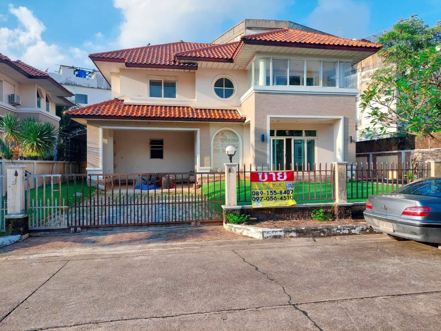 ขายด่วนบ้านเดี่ยวหลังมุม 115  ตร.วา 2 ชั้น ม.สุขสบาย  บางบอน ใกล้เซ็นทรัลพระราม2     ZC006