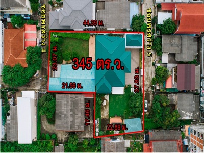 พื้นที่ใหญ่หายาก! เข้าออกได้สองซอย!! ขายบ้านเดี่ยว 345 ตร.ว. สุขุมวิท 111 ใกล้ BTS สำโรง ซอยแบริ่ง 4 ใกล้อิมพีเรียลเวิลด์ สำโรง