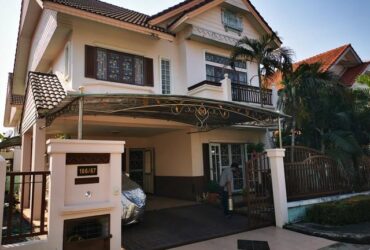 ให้เช่าบ้านเดี่ยว 2 ชั้น 55 ตรว. โครงการ ธารารมณ์ พาร์คเวย์ ชาเล่ต์ รามคำแหง 190 ใกล้รถไฟฟ้าสายสีชมพู