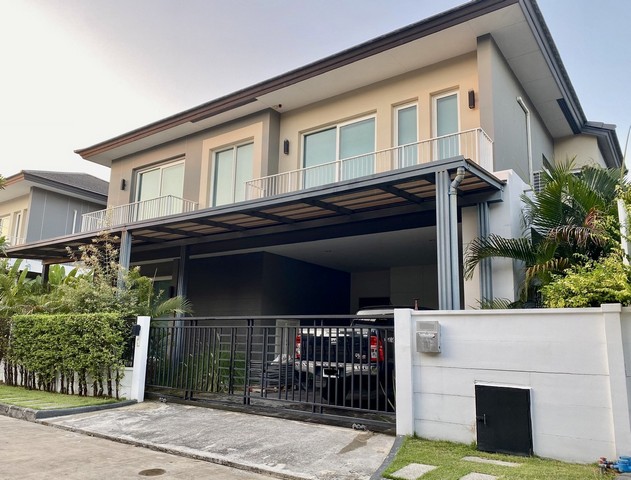 S1855 ขายบ้านเดี่ยว 2 ชั้น โครงการเดอะซิตี้ รามอินทรา  ถนนกาญจนาภิเษก5ทับ7 ใกล้แฟชั่นไอส์แลนด์