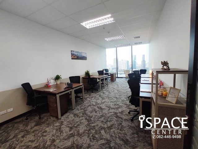 ให้เช่า Service Office 180 เมตร หิ้วโน้ตบุ๊คเข้าทำงานได้ทันที  มีกั้นห้องผู้บริหารภายใน